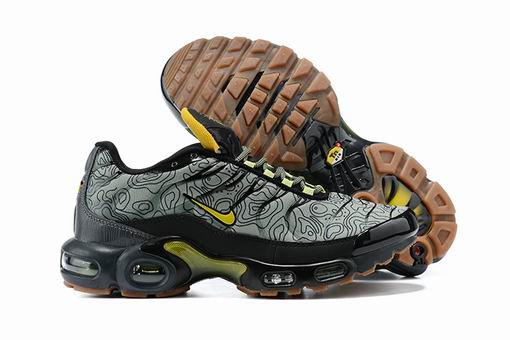 Nike Air Max Plus Tn Men's Running Shoes Black Grey Green-49